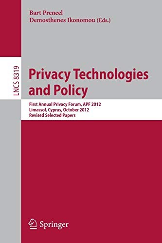 Privacy technologies and - technologies,