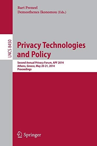 Privacy technologies and - privacy,