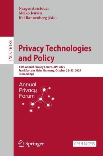 Privacy technologies and - technologies,