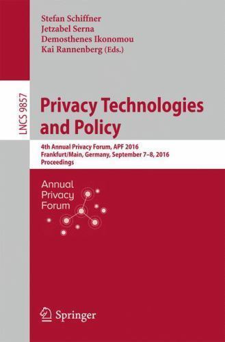 Privacy technologies and - privacy,