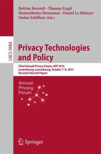 Privacy technologies and - privacy,